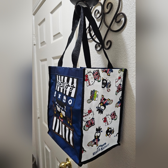 Sanrio Hello Kitty & Badtz Maru Reuseable Shopping Tote Bag EUC - Picture 6 of 12